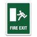 SIGN FIRE EXIT DOOR LEFT